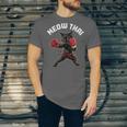 Meow Thai Muay Thai Boxing Cat Martial Arts MMA Boxer Unisex Jersey T-Shirt