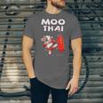 Moo Thai Muay Thai Cow Thai Boxing For Kids Muay Thai Unisex Jersey T-Shirt Moo Thai Muay Thai Cow Thai Boxing For Kids Muay Thai Unisex Jersey T-Shirt