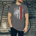 Muay Thai Boxing US American Flag Unisex Jersey T-Shirt