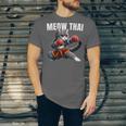 Muay Thai Cat Meow Thai Boxing Martial Art Kids Unisex Jersey T-Shirt