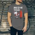 Muay Thai Cat Meow Thai Thai Boxing For Youth Muay Thai Unisex Jersey T-Shirt Muay Thai Cat Meow Thai Thai Boxing For Youth Muay Thai Unisex Jersey T-Shirt