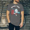 Muay Thai Cat Meow Thai Punch Bag Martial Arts Unisex Jersey T-Shirt Muay Thai Cat Meow Thai Punch Bag Martial Arts Unisex Jersey T-Shirt