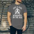 Muay Thai Girls Just a Girl Who Kicks You In The Ass Unisex Jersey T-Shirt Muay Thai Girls Just a Girl Who Kicks You In The Ass Unisex Jersey T-Shirt