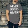 Muay Thai For Grandpa Men Mixed Martial Arts Unisex Jersey T-Shirt