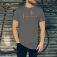 Muay Thai Heartbeat Vintage ECG Cardiogram Retro Unisex Jersey T-Shirt