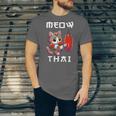 Muay Thai Meow Thai & Thai Boxing Muay Thai Cat Unisex Jersey T-Shirt Muay Thai Meow Thai & Thai Boxing Muay Thai Cat Unisex Jersey T-Shirt