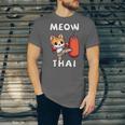 Muay Thai Meow Thai Thai Boxing For Boys Muay Thai Cat Unisex Jersey T-Shirt