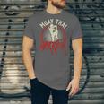 Muay Thai Warrior Fighter Boxing Martial Arts Hobby Unisex Jersey T-Shirt