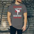 Rock Paper Scissors Head Kick I Win Muay Thai Unisex Jersey T-Shirt