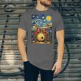 Starry Night Drum Kit Van Gogh Style Art Unisex Jersey T-Shirt Starry Night Drum Kit Van Gogh Style Art Unisex Jersey T-Shirt