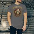 Vintage Muay Thai Gym Thai Boxing Training Fighter Panda Unisex Jersey T-Shirt