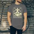 Vitruvian Drummer Drum Kit Music Lover Musician Men Unisex Jersey T-Shirt