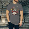Women's Skeleton Drummer Skull Drum Kit Halloween Unisex Jersey T-Shirt Women's Skeleton Drummer Skull Drum Kit Halloween Unisex Jersey T-Shirt