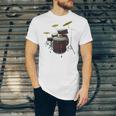 Drummer Drum Kit Raglan Baseball Tee Unisex Jersey T-Shirt Drummer Drum Kit Raglan Baseball Tee Unisex Jersey T-Shirt