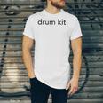 Minimalistic Drum Kit Minimal Raglan Baseball Tee Unisex Jersey T-Shirt
