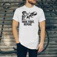 Train Fight Repeat Nak Muay Thai Boxing Fighter Raglan Baseball Tee Unisex Jersey T-Shirt Train Fight Repeat Nak Muay Thai Boxing Fighter Raglan Baseball Tee Unisex Jersey T-Shirt