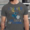 100th Day Of SchoolShirt Happy 100 Days Drum Kit Music Unisex Jersey T-Shirt