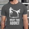 Addicted To Muay Thai Graphic Shirt Unisex Jersey T-Shirt Addicted To Muay Thai Graphic Shirt Unisex Jersey T-Shirt