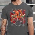 Animal Octopus Musician Drum Kit Octopus Drummer Unisex Jersey T-Shirt Animal Octopus Musician Drum Kit Octopus Drummer Unisex Jersey T-Shirt