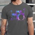 Cool Drum Kit Percussion Vintage Retro Drummer Costume Unisex Jersey T-Shirt Cool Drum Kit Percussion Vintage Retro Drummer Costume Unisex Jersey T-Shirt