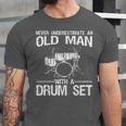 Cool Drummer Art Men Dad Drum Set Player Drum Kit Musician Unisex Jersey T-Shirt Cool Drummer Art Men Dad Drum Set Player Drum Kit Musician Unisex Jersey T-Shirt