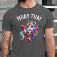 Cute Muay Thai Unicorn Unisex Jersey T-Shirt