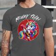 Cute Thai Boxing And Muay Thai Unicorn Unisex Jersey T-Shirt