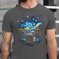 Drum Kit Percussionist Drummer Van Gogh Drums Unisex Jersey T-Shirt Drum Kit Percussionist Drummer Van Gogh Drums Unisex Jersey T-Shirt