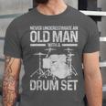 Drummer Drum Kit Vintage Drummer Unisex Jersey T-Shirt Drummer Drum Kit Vintage Drummer Unisex Jersey T-Shirt