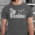 Drummer Humor The Drumfather Drum Kit Unisex Jersey T-Shirt Drummer Humor The Drumfather Drum Kit Unisex Jersey T-Shirt