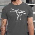 Drumsticks Hand Drum Kit Drummer Unisex Jersey T-Shirt Drumsticks Hand Drum Kit Drummer Unisex Jersey T-Shirt
