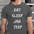 Eat Sleep Jab Teep Rep Muay Thai Unisex Jersey T-Shirt