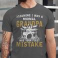 Grandpa Drummer Father's Day Drum Kit Unisex Jersey T-Shirt Grandpa Drummer Father's Day Drum Kit Unisex Jersey T-Shirt