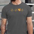 Great Drum Kit Heartbeat Drummer Unisex Jersey T-Shirt