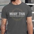 Muay Thai Begins And Ends With Respect Martial Arts Unisex Jersey T-Shirt