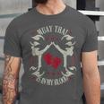 Muay Thai Is In My Blood Traditional Fighters Thai Boxing Unisex Jersey T-Shirt