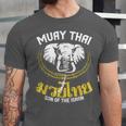 Muay Thai Thai Boxing Elephant Martial Arts T-Shirt Unisex Jersey T-Shirt