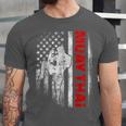 Muay Thai Boxing US American Flag Unisex Jersey T-Shirt