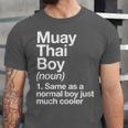 Muay Thai Boy Definition Martial Arts Sports Unisex Jersey T-Shirt