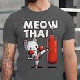 Muay Thai Cat Meow Thai Thai Boxing For Youth Muay Thai Unisex Jersey T-Shirt Muay Thai Cat Meow Thai Thai Boxing For Youth Muay Thai Unisex Jersey T-Shirt