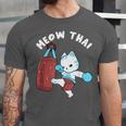 Muay Thai Cat Meow Thai Punch Bag Martial Arts Unisex Jersey T-Shirt Muay Thai Cat Meow Thai Punch Bag Martial Arts Unisex Jersey T-Shirt