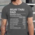 Muay Thai Dad Nutrition Facts Muay Thai Dad Unisex Jersey T-Shirt