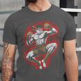 Muay Thai Elbow Strike Silhouette Minimal Clean Sport Unisex Jersey T-Shirt