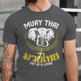 Muay Thai Elephant Martial Arts Thai Boxing Coach Lover Unisex Jersey T-Shirt