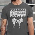 Muay Thai Fighter Boxing Martial Arts Unisex Jersey T-Shirt