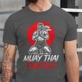 Muay Thai Fighter Martial Arts Boxing Hobby Unisex Jersey T-Shirt
