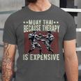 Muay Thai Fighter For Men Dad Boys Thai Kickboxing Fighting Unisex Jersey T-Shirt