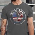Muay Thai Kickboxing Vintage Unisex Jersey T-Shirt