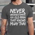 Muay Thai For Men Boys Dad Mixed Martial Arts Unisex Jersey T-Shirt