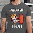 Muay Thai Meow Thai Thai Boxing For Boys Muay Thai Cat Unisex Jersey T-Shirt